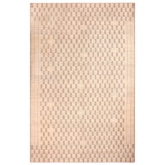 Tapis d'Asie centrale au design géométrique de la collection Nazmiyal, 12 pieds 11 pouces x 19 pieds 5 pouces