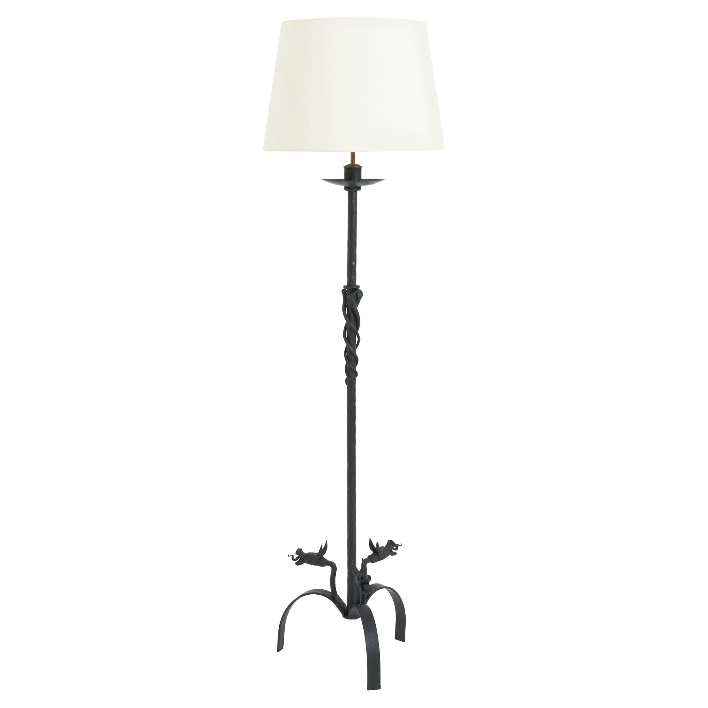 Wrought Iron Floor Lamp