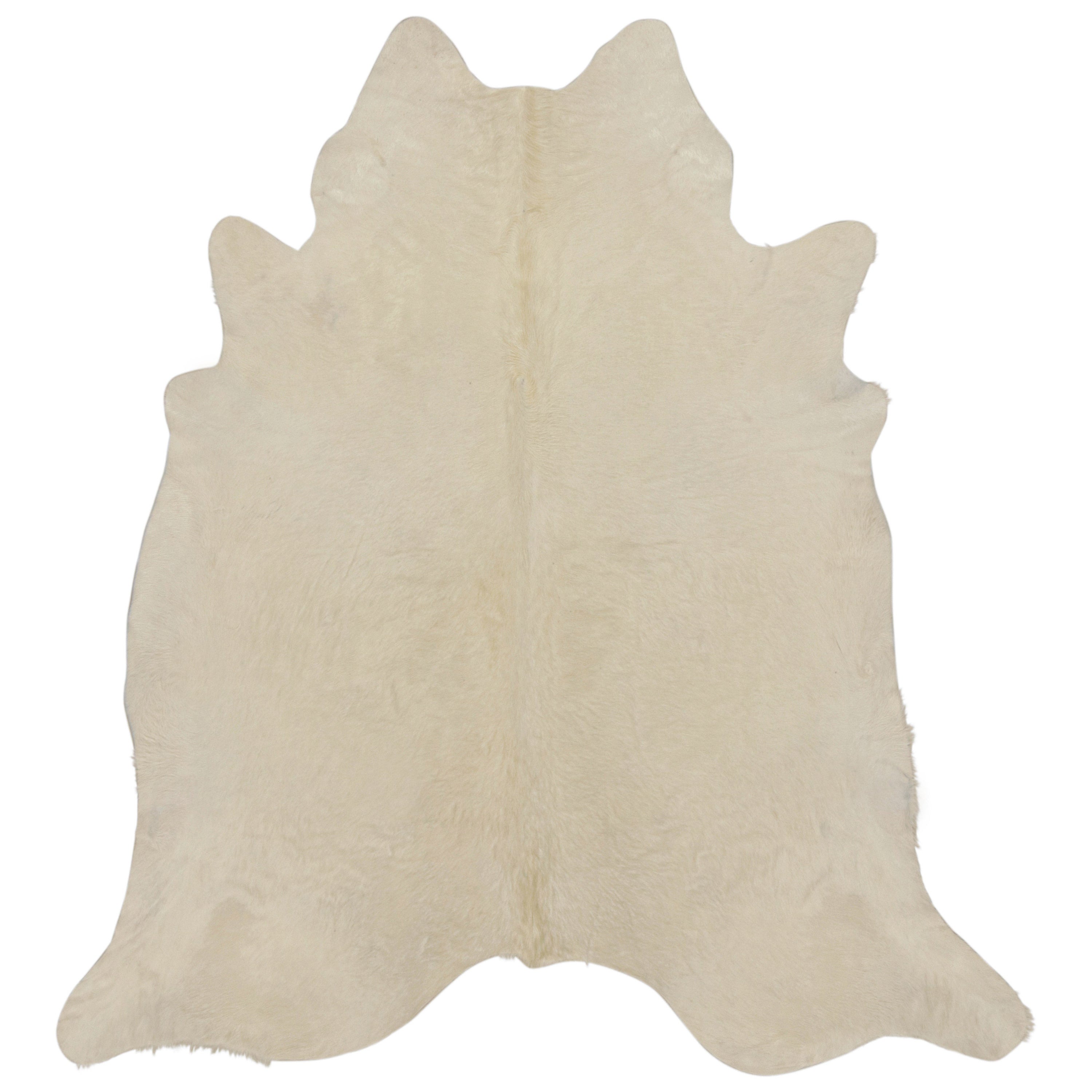 Rug & Kilim’s Modern Cowhide Rug in Off-White and Beige Tones For Sale
