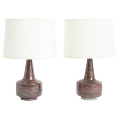Pair of Stoneware Table Lamps by Per Linnemann-Schmidt
