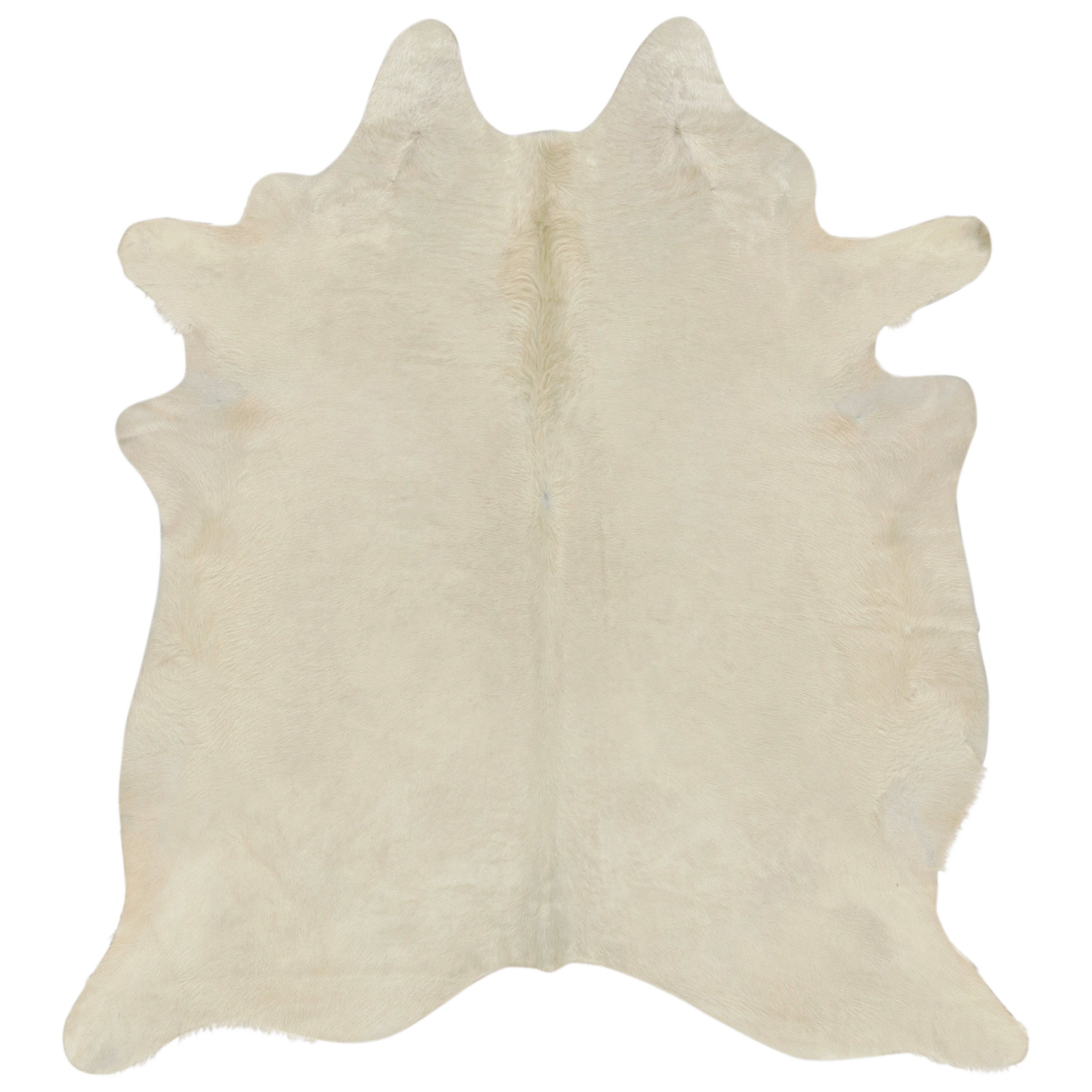 Rug & Kilim’s Modern Cowhide Rug in Off-White For Sale