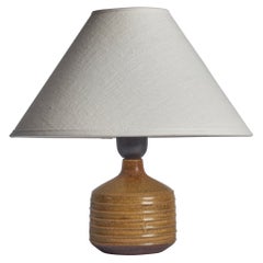 Used Rolf Palm, Small Table Lamp, Stoneware, Sweden, 1960s