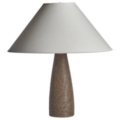 Selsbo, lampe de bureau, grès, Suède, années 1960