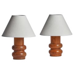 Designer svedese, Lampade da tavolo, Pino, Svezia, anni '70