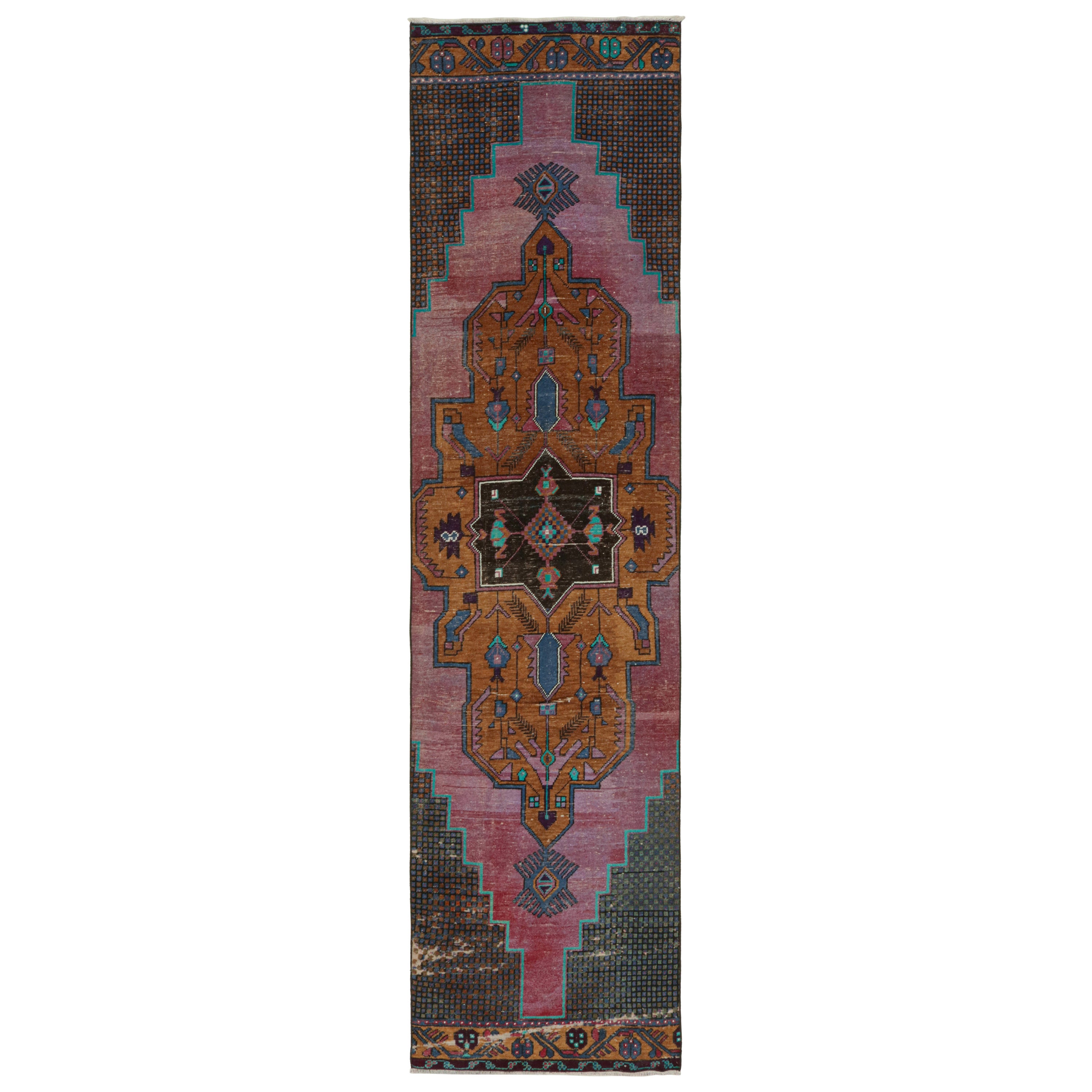 Vintage Tulu Runner Rug, with Medallion and Geometric Patterns from Rug ...