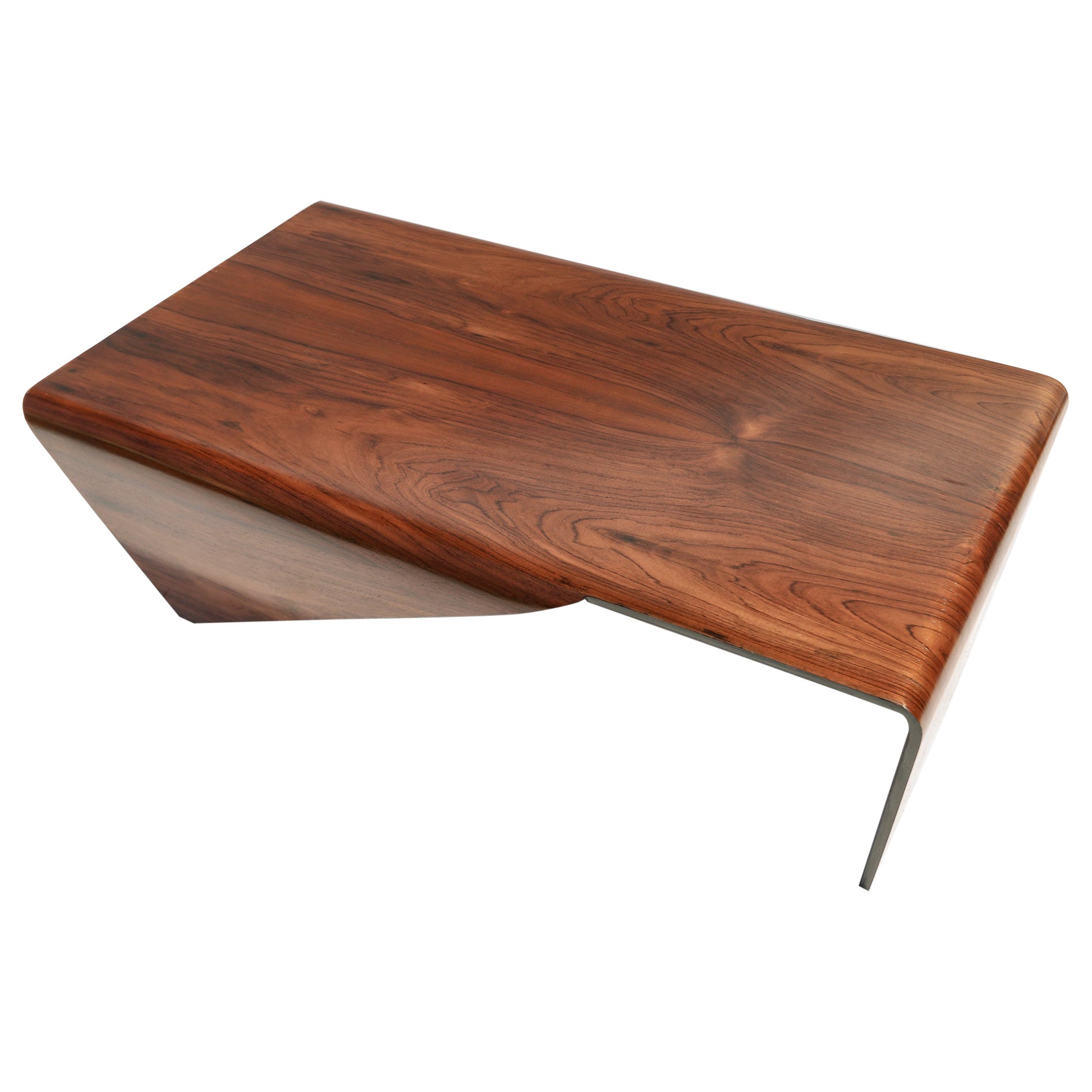 Table basse rectangulaire Andorinha de Jorge Zalszupin, années 1960, en jacaranda brésilien en vente