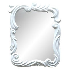 Vintage Regency Plaster Mirror After Dorothy Draper