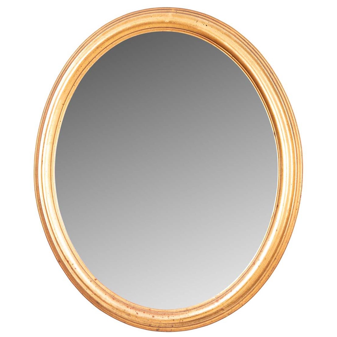 Gilt Oval Mirror