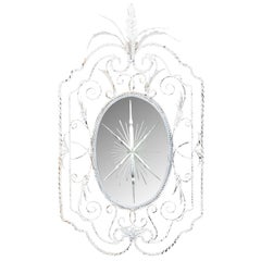 Iron Framed Mirror with Starburst