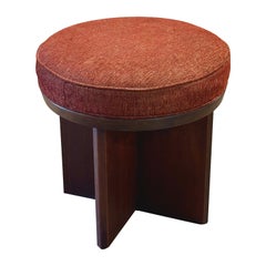 Frank Lloyd Wright for Henredon - Taliesin Vanity Stool - Mahogany - Circa 1955