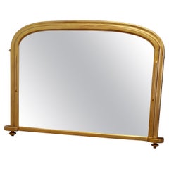 Louis Philippe Style Gold Over-Mantle Mirror   