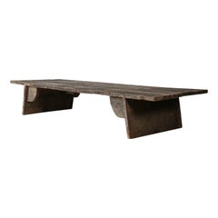 Monumental Coffee / Display Table of 18th Century Oak, France No. 2