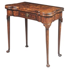 Used Dutch Marquetry Card Table