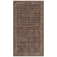 Antiquities Tapis persan en laine Brown noué à la main