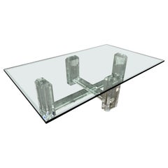 Table basse en lucite