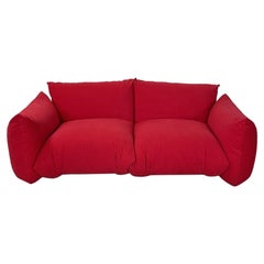 Used Italian modern red sofa Marenco by Mario Marenco for Arflex, 1970s