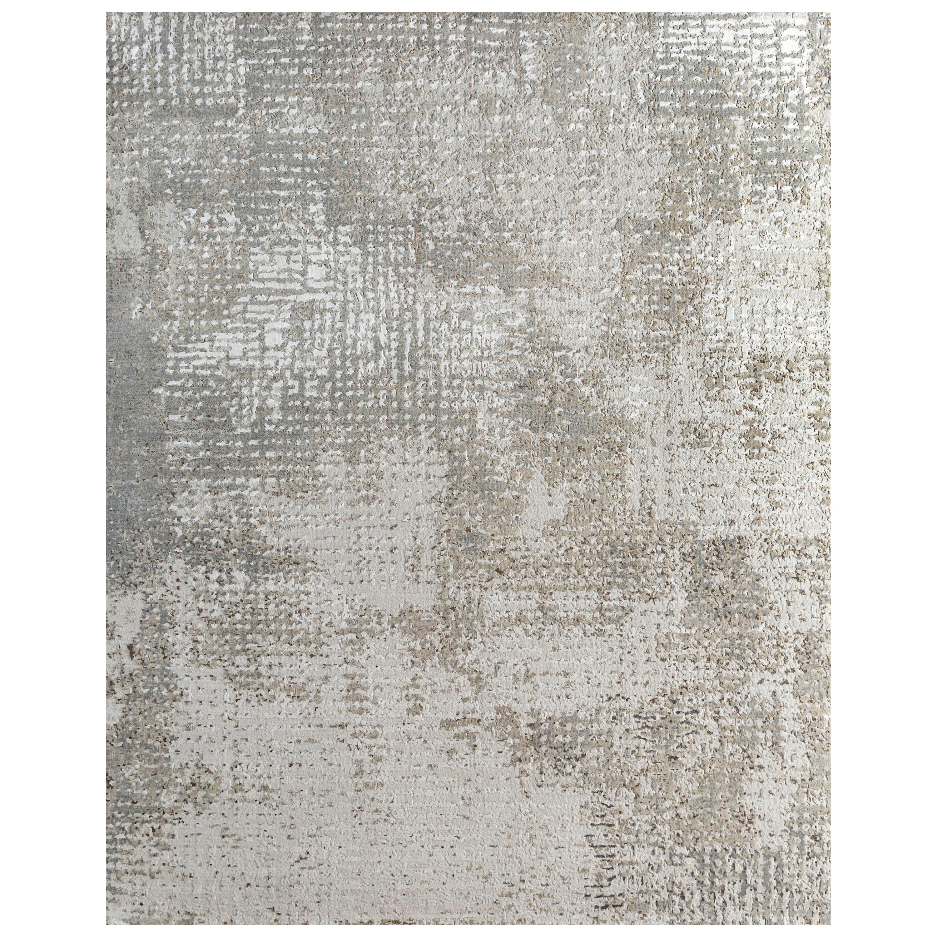  Ashwood Rug by Rural Weavers, Knotted, Wool, Bamboo Silk, 240x300cm For Sale