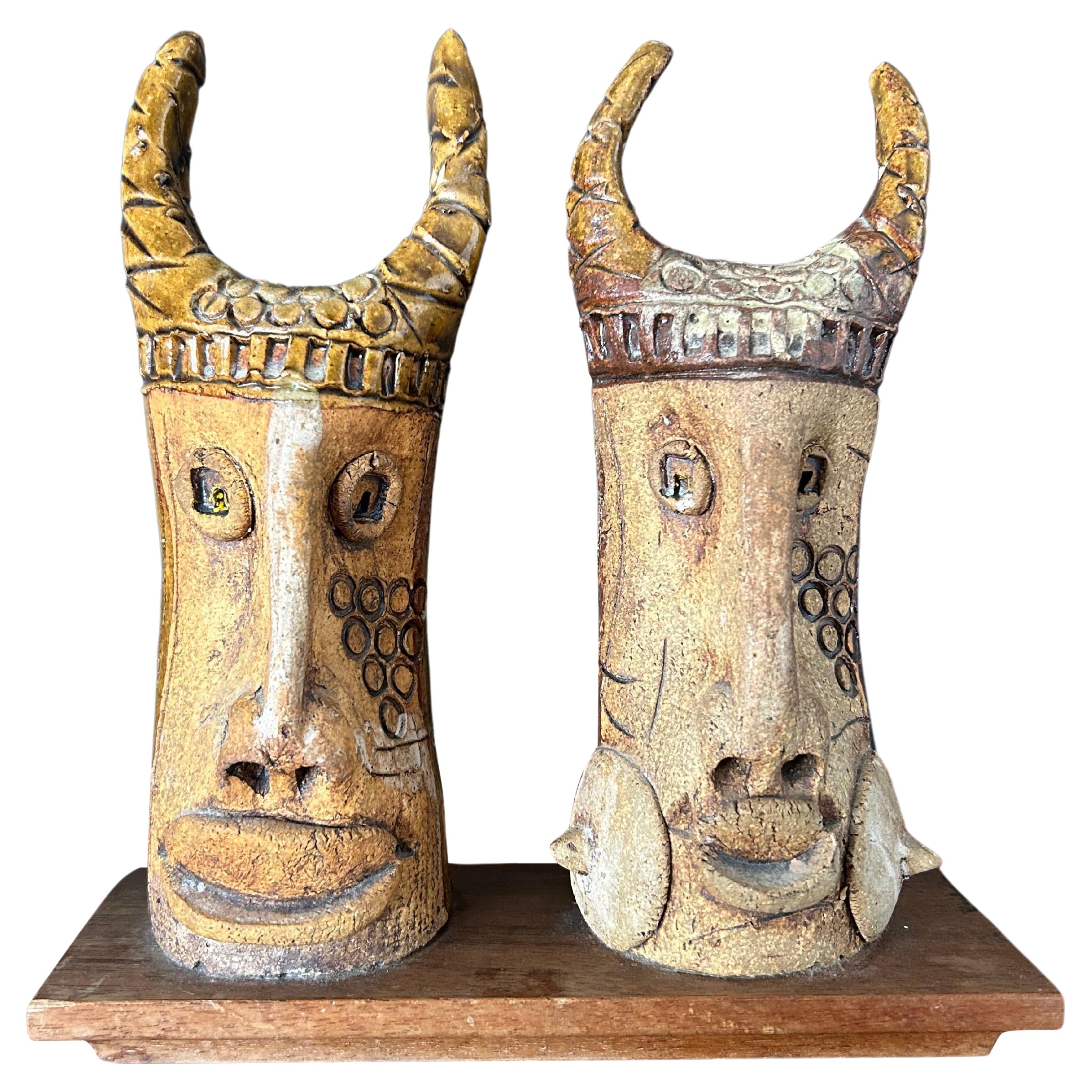 Ceramic Vikings by Hal Fromhold 