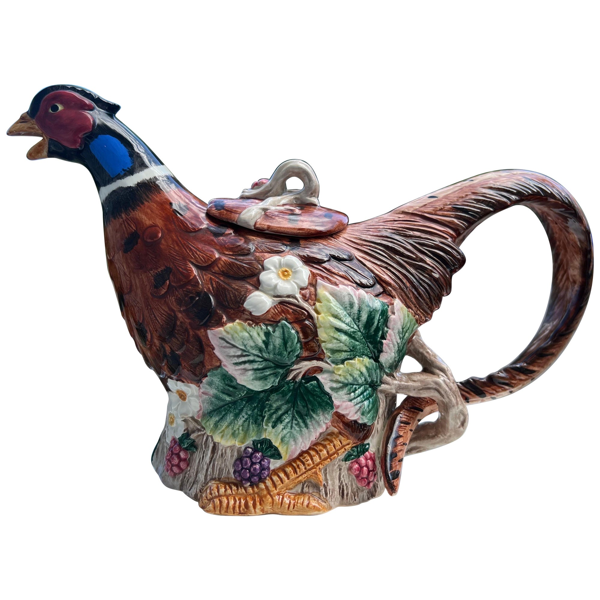 Tetera Holiday Pheasant de Fitz and Floyd
