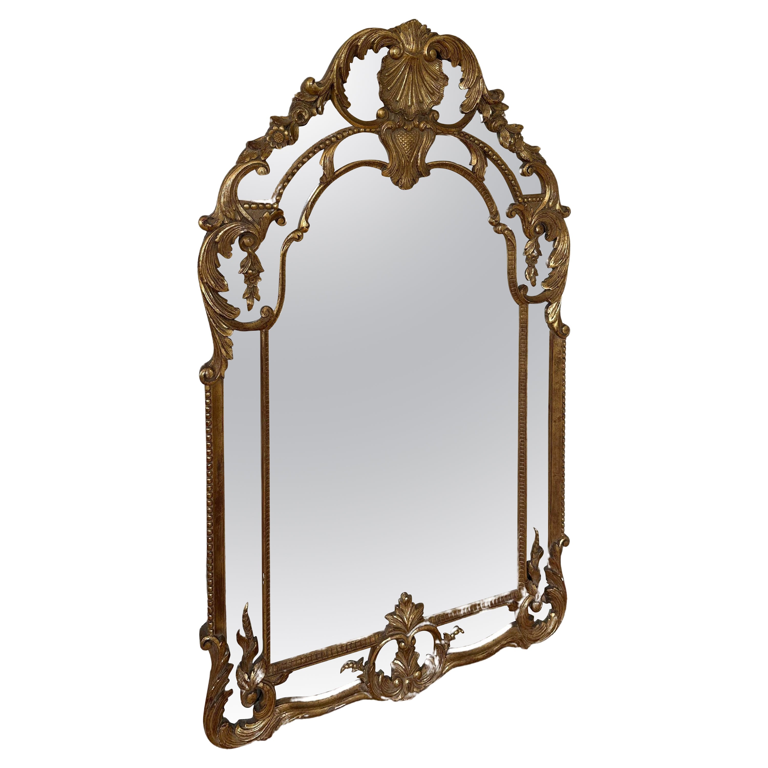 Big gilded wall mirror  For Sale