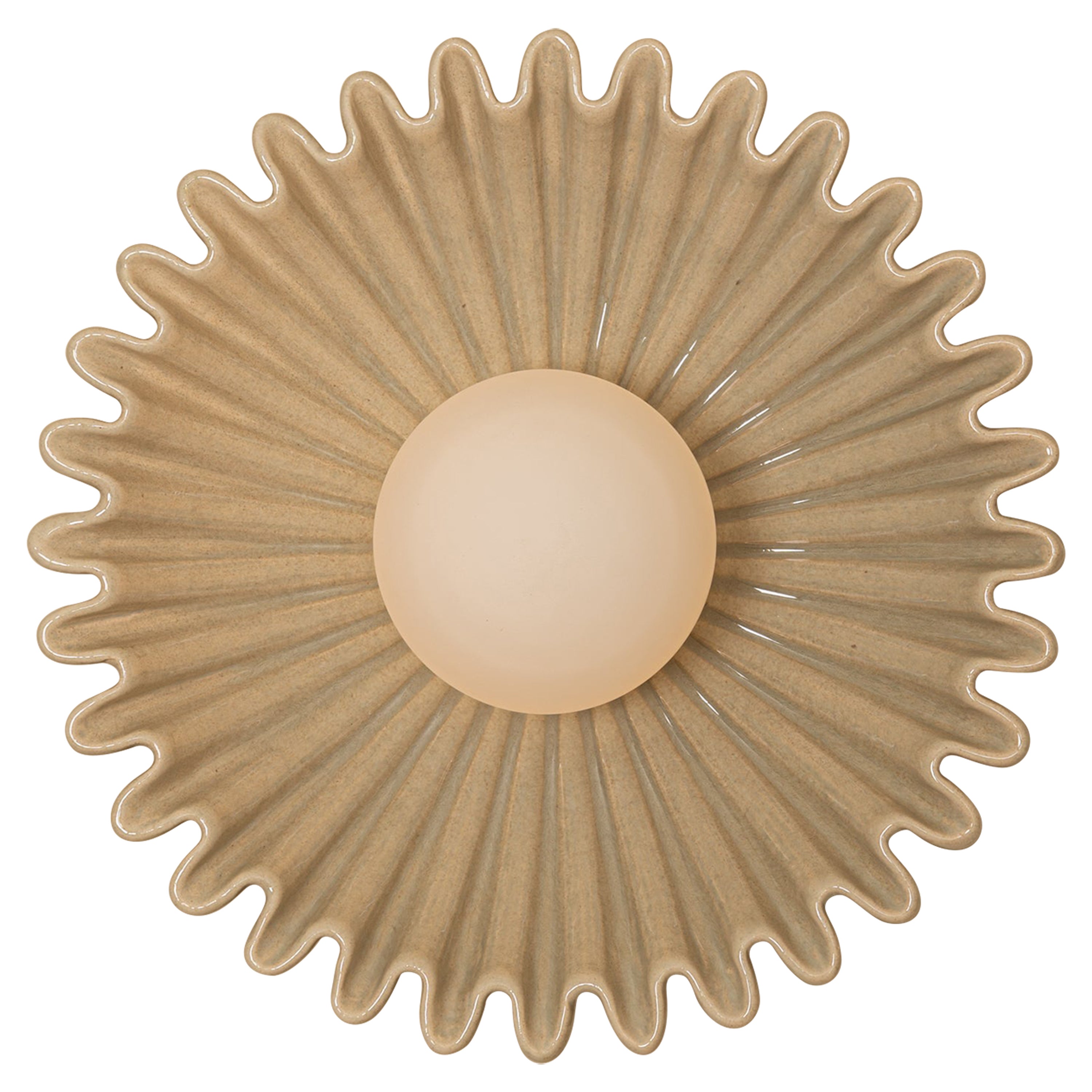 Ostro Sea Ceramic Wall Sconce by Simone & Marcel For Sale
