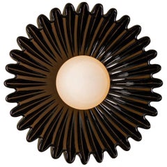 Ostro Black Ceramic Wall Sconce by Simone & Marcel
