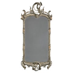 Used A mid 18th century painted rococo pier mirror 