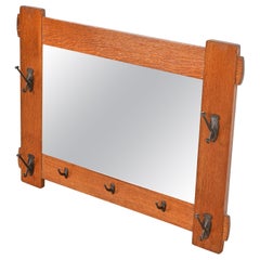 Stickley Brothers Used Mission Oak Arts & Crafts Large Hall Mirror
