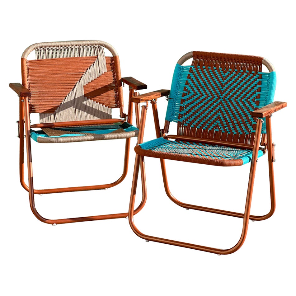 Couple Beach armchair Japú Trama Lia and Classic - Outdoor - Dengô Brasil