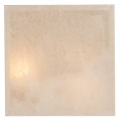 Frene White Alabaster Wall Sconce by Simone & Marcel