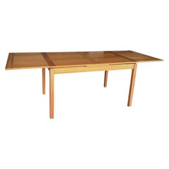 Ansager Mobler Danish Mid Century Teak Extending Draw Leaf Dining Table