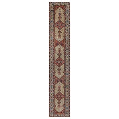 Traditional Hand-Knotted Persian Wool Serab Runner
