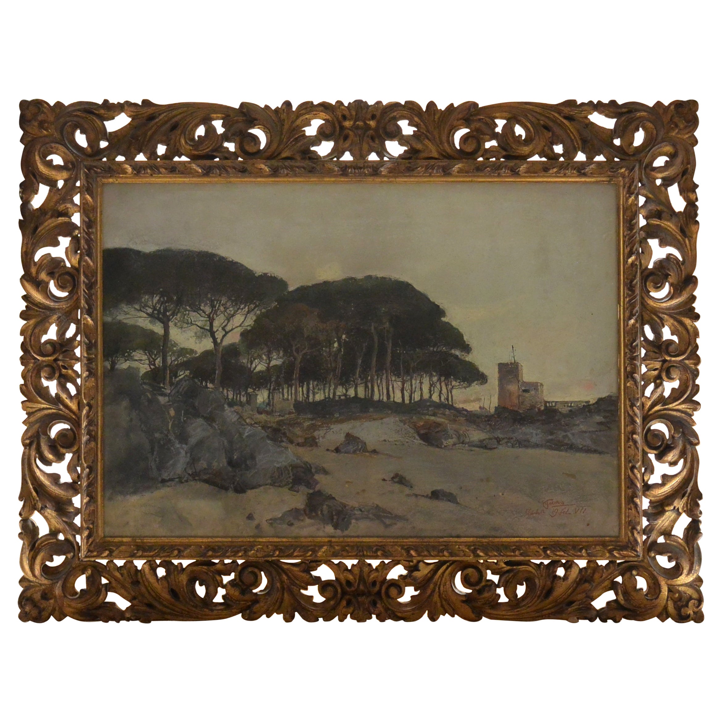 Giuseppe Casciaro, Ischia, 1929 For Sale