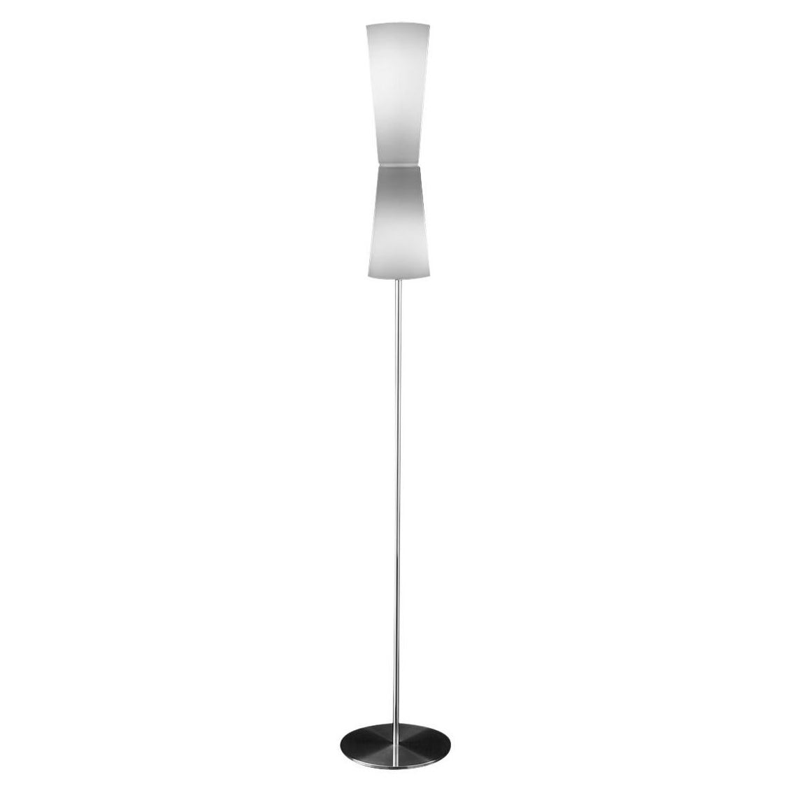Stefano Casciani Floor Lamp 'Lu-Lu' Murano Glass and Metal by Oluce For Sale