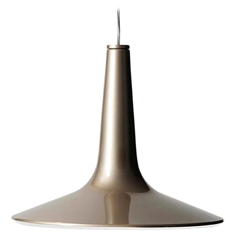 Lampada a sospensione Francesco Rota 'Kin' 479 Bronzo Anodico di Oluce