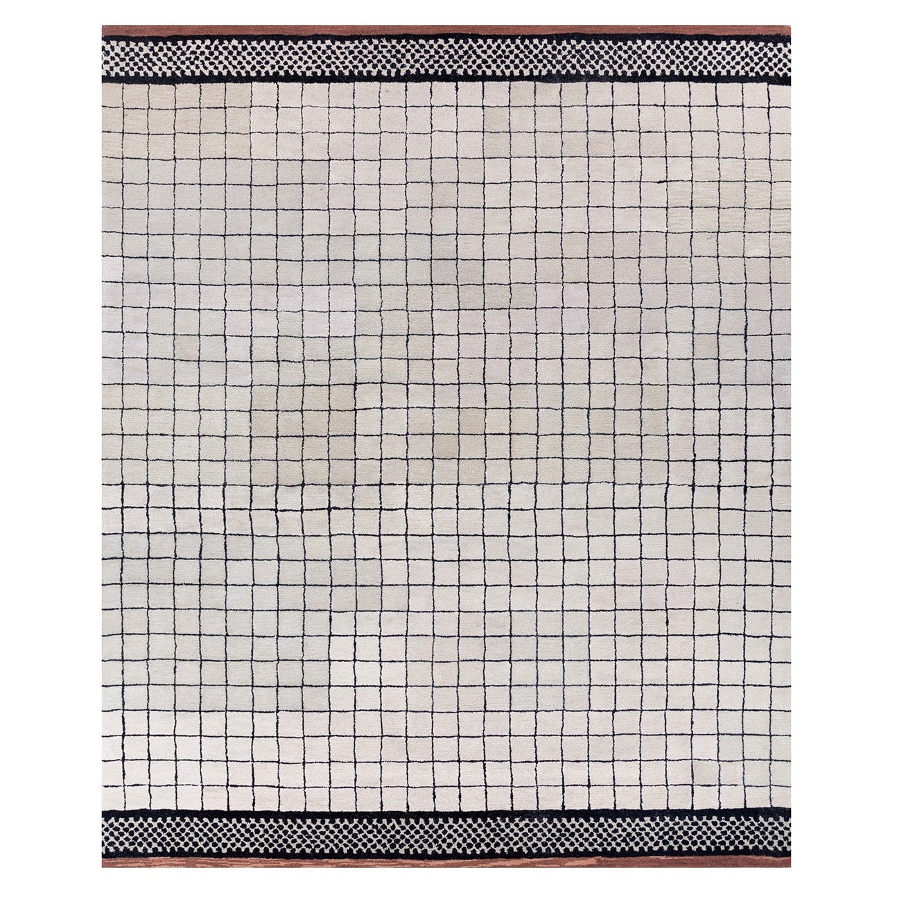 Tapis du Mozaïque de tisserands rurals, touffeté, laine, viscose, 240 x 300 cm en vente