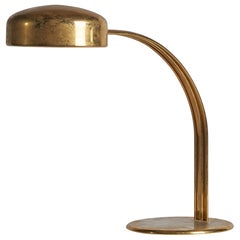 Richard Carruthers, Large Table Lamp, Brass, Sweden, 1960s