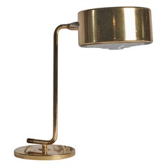Anders Pehrson, Table Lamp, Brass, Acrylic, Sweden, 1970s