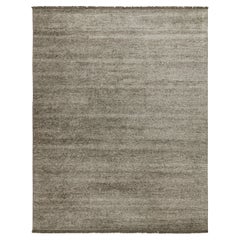 Rug & Kilim’s Modern rug in Solid Silver-Gray Tone-on-Tone Striae