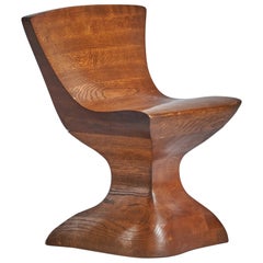 Used American Designer, Side Chair, Oak, USA, 1980s