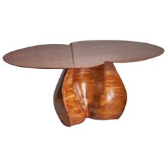 American Designer, Dining Table, Walnut, USA, 1990s