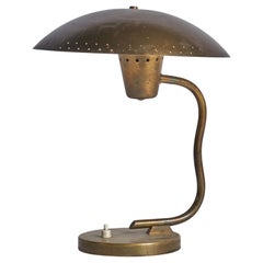 Itsu, Table Lamp, Brass, Finland, 1950s