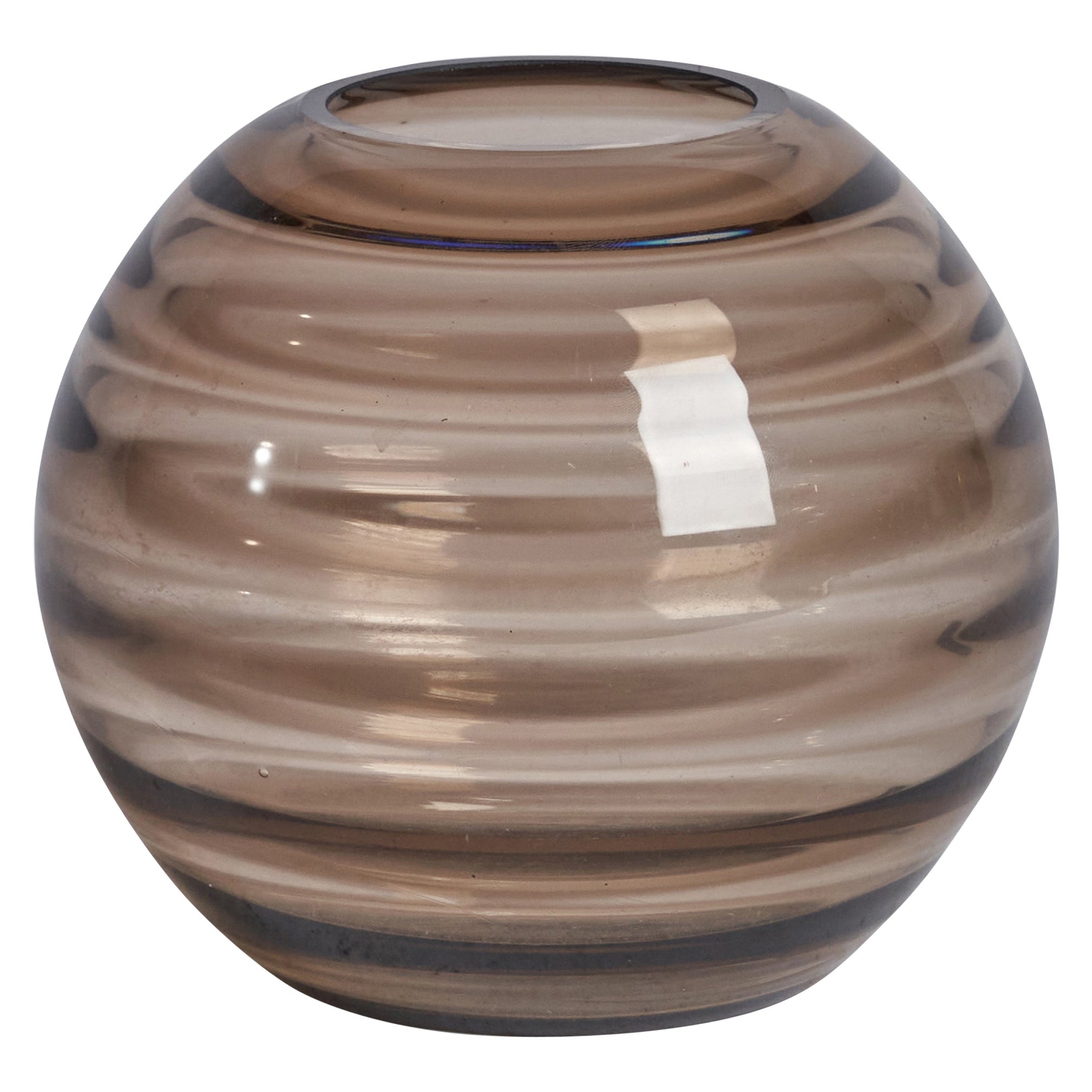 Edward Hald, Vase, Glass, Sweden, 1930s For Sale