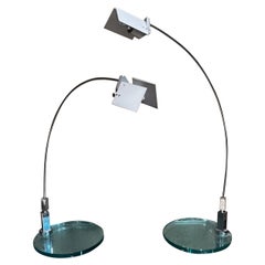 1990s Fontana Arte Table Lamps Model Falena by Alvaro Siza Italy