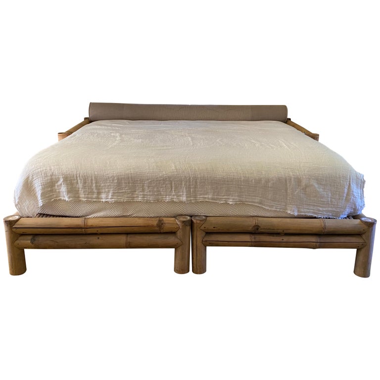 King Size Large Bamboo Bed Frame For Sale at 1stDibs | kawayan bed frame, bamboo  bed frame queen, diameter of king size bed