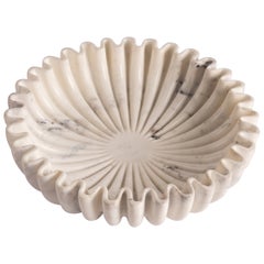 Lotuso White Marble Decorative Bowl by Simone & Marcel