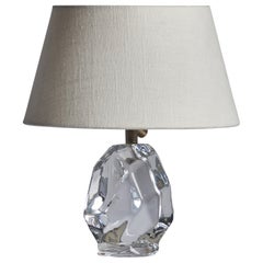 Reijmyre, lampada da tavolo, vetro, ottone, Svezia, anni '1950