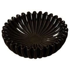 Lotuso Black Ceramic Decorative Bowl by Simone & Marcel