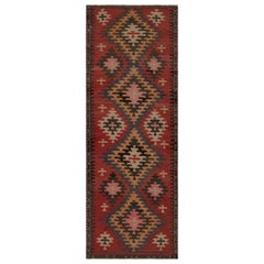 Vintage Afghani Tribal Kilim Polychromatic Geometric Patterns, from Rug & Kilim