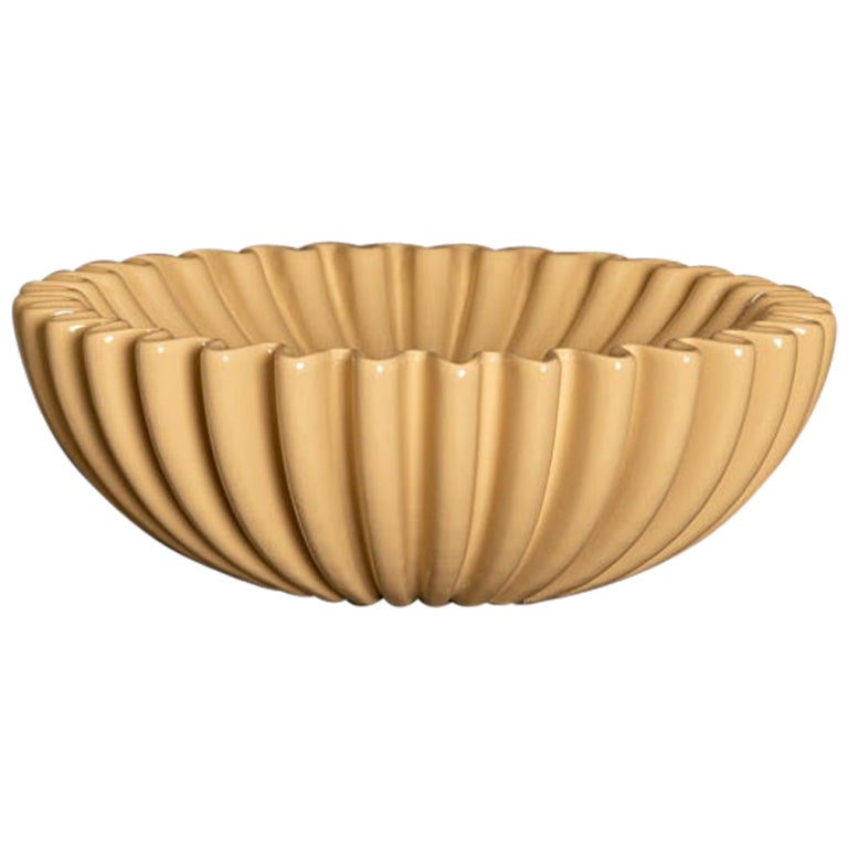 Lotuso Oat Ceramic Decorative Bowl by Simone & Marcel For Sale